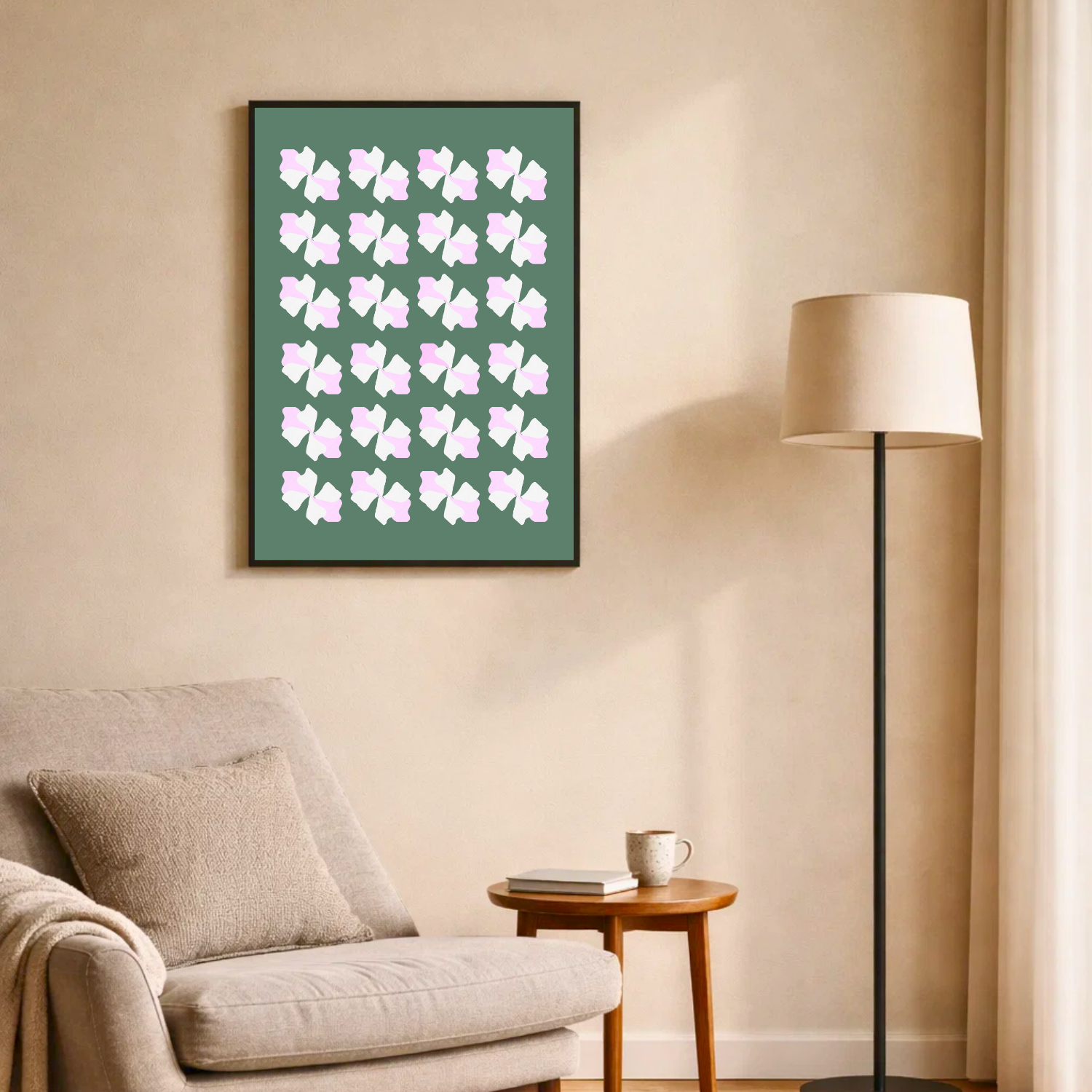 Affiche "Floraison sauge"