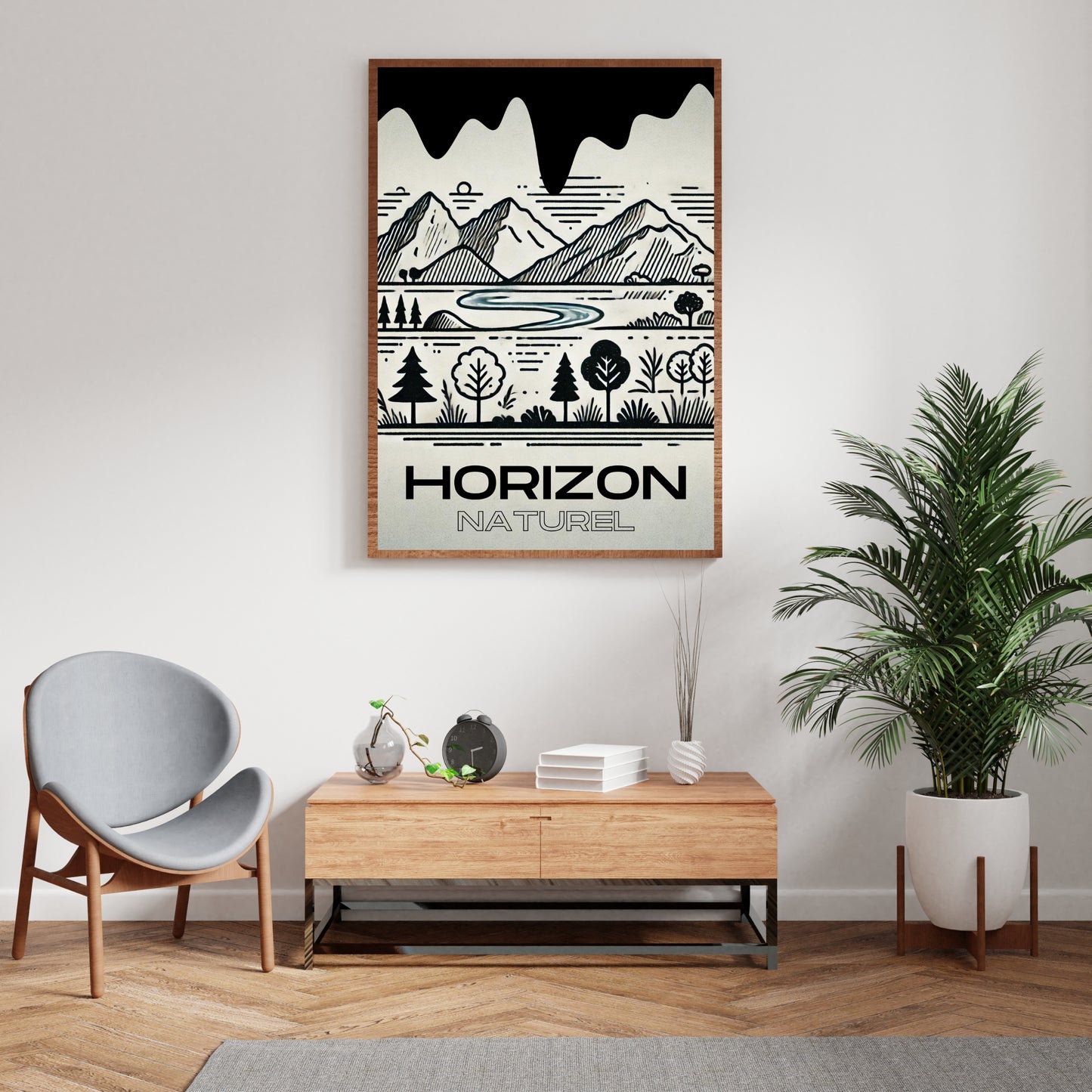 Affiche "Horizon naturel"