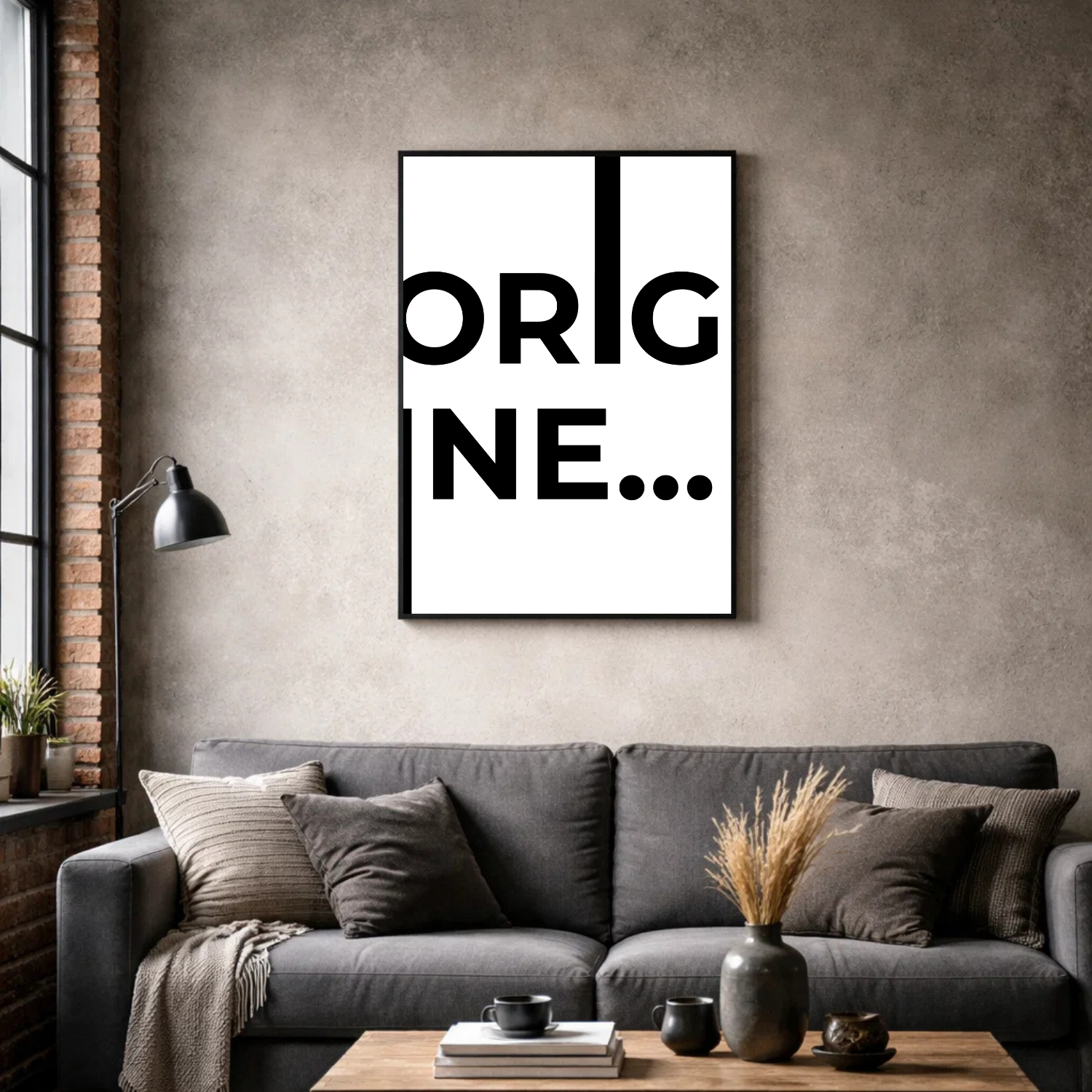 Affiche contemporaine "Origine"