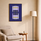 Affiche "Symétrie lumineuse"