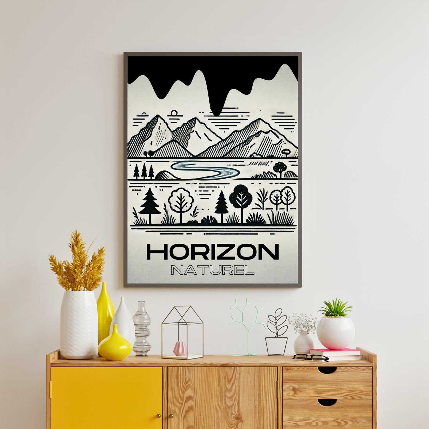 Affiche "Horizon naturel"