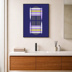 Affiche "Symétrie lumineuse"