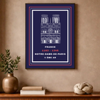 Affiche "Notre-Dame de Paris contemporaine"