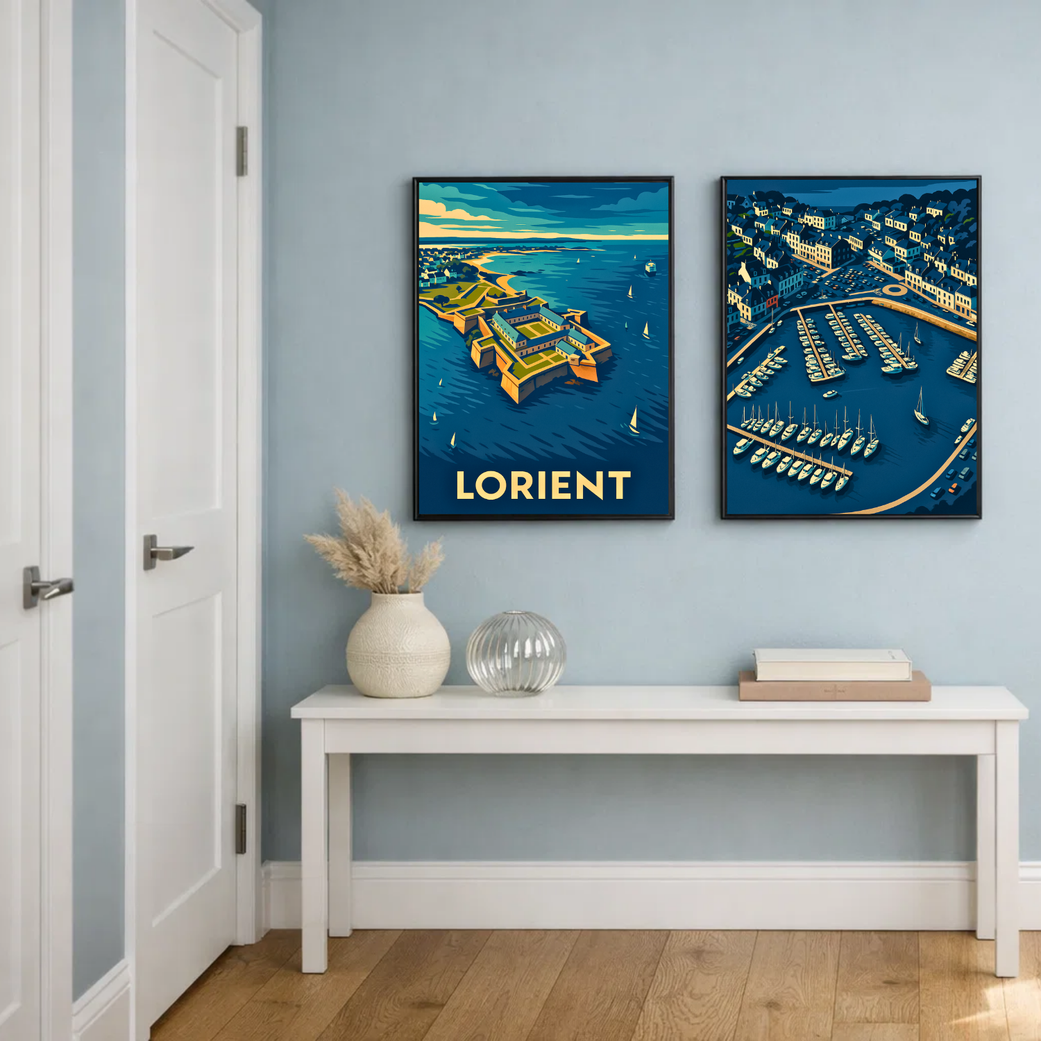 PACK 16 / Villes françaises " Lorient" & "Audierne"