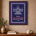 Affiche "Louvre contemporain"