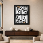 Affiche "Instinct" contemporaine