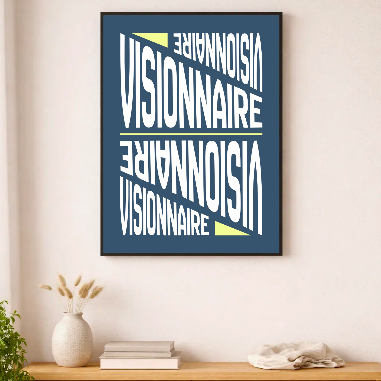 Affiche contemporaine "Visionnaire"