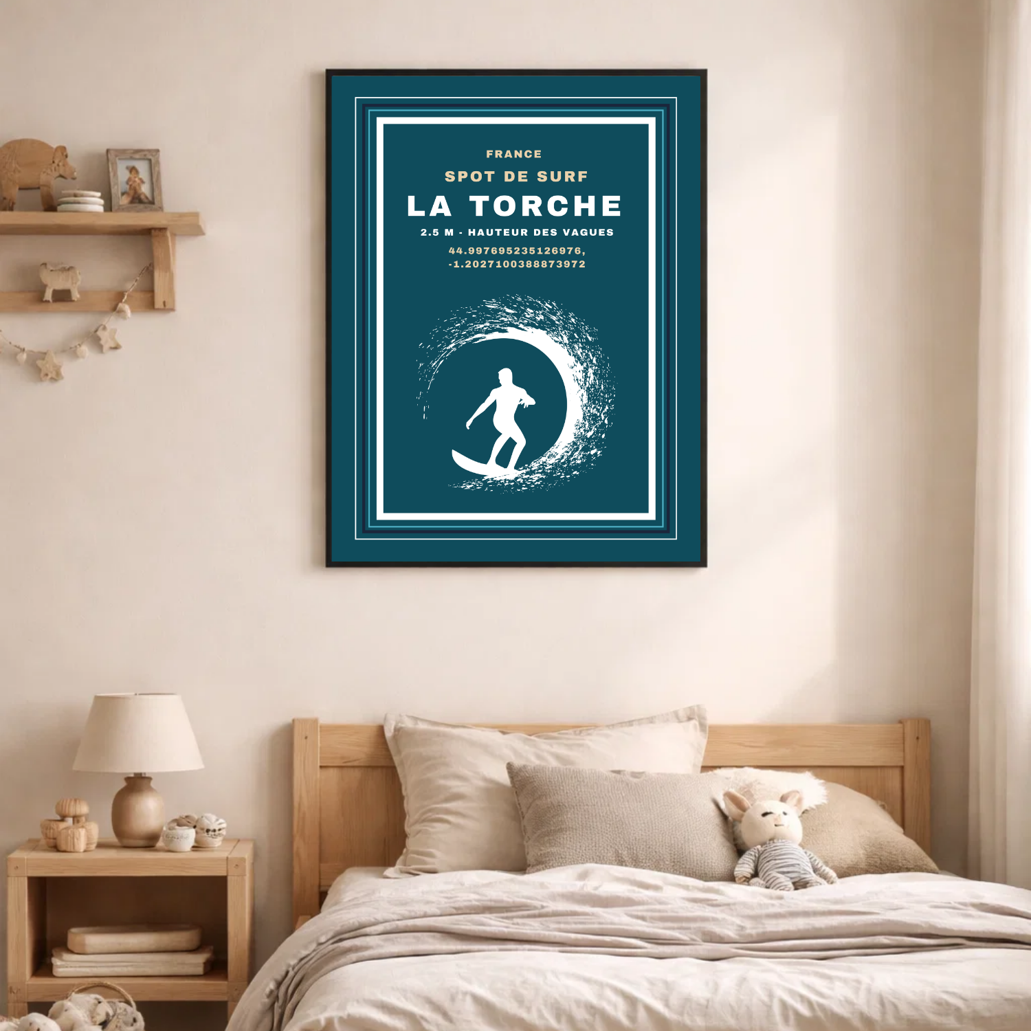Affiche "La Torche surf contemporain"