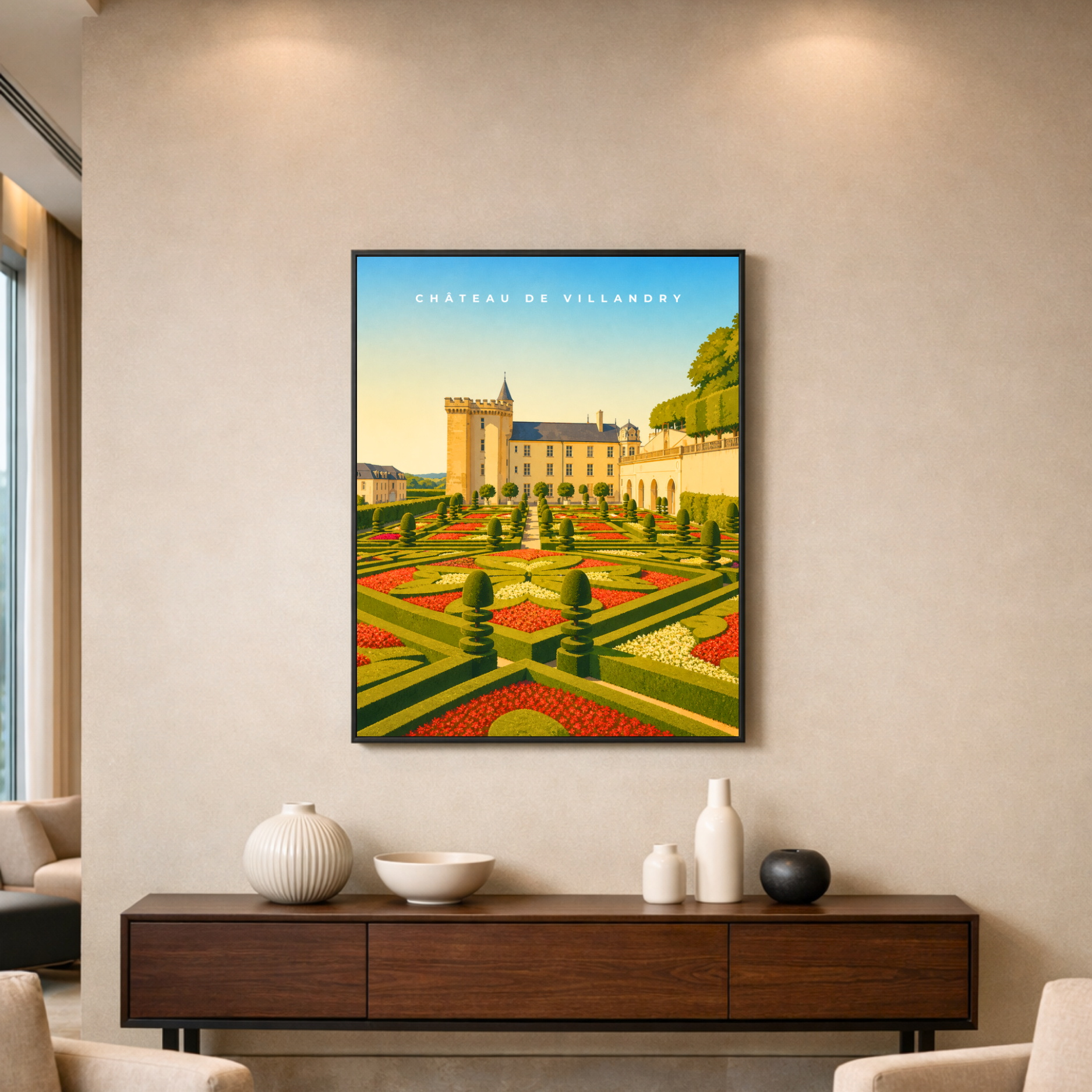 Affiche Château de Villandry