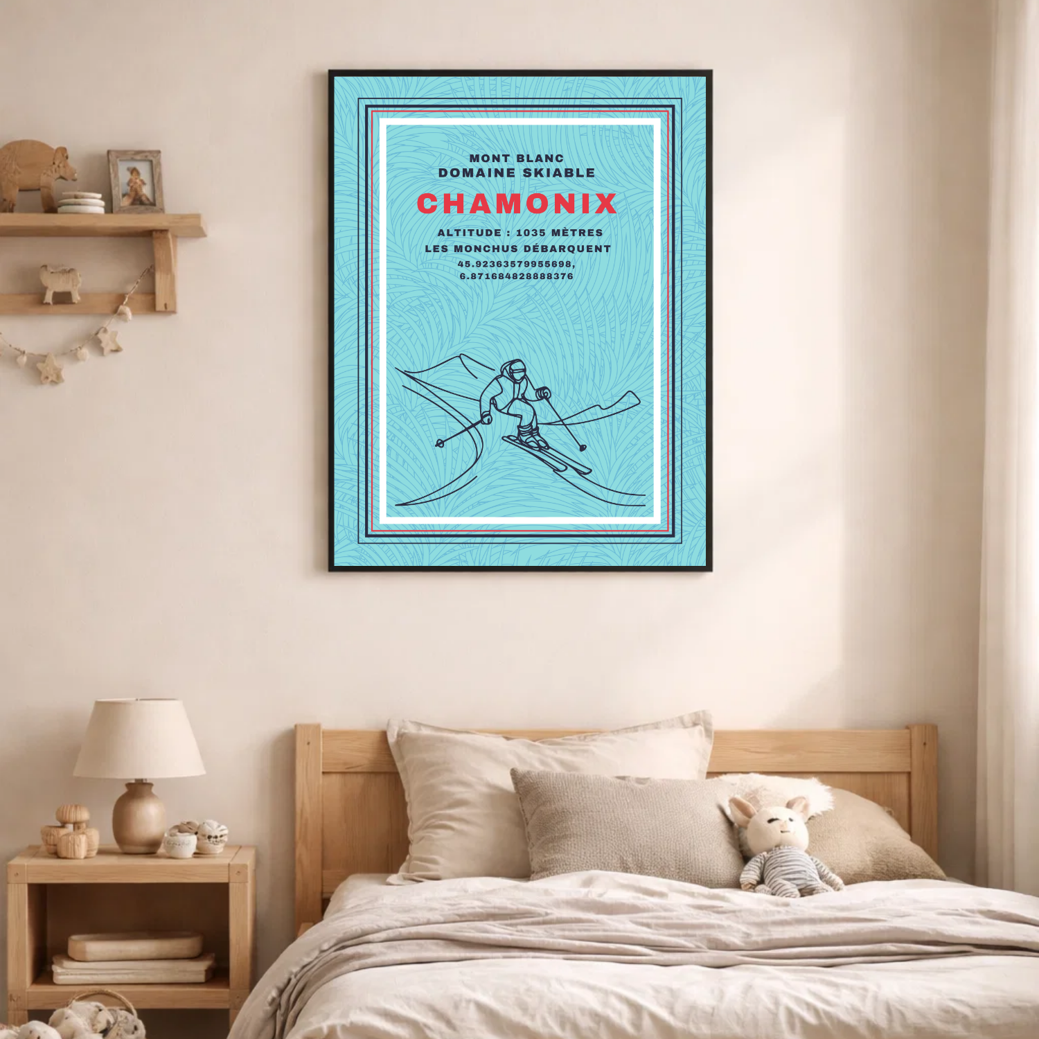 Affiche "Chamonix contemporaine"