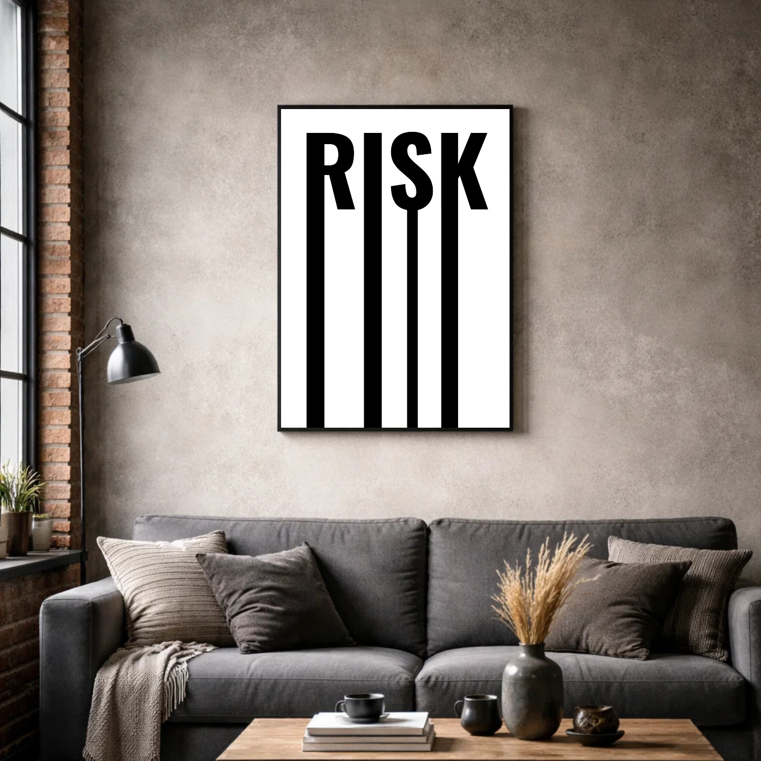 Affiche contemporaine "Risk"