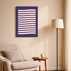 Affiche "Ondulation contrastée"
