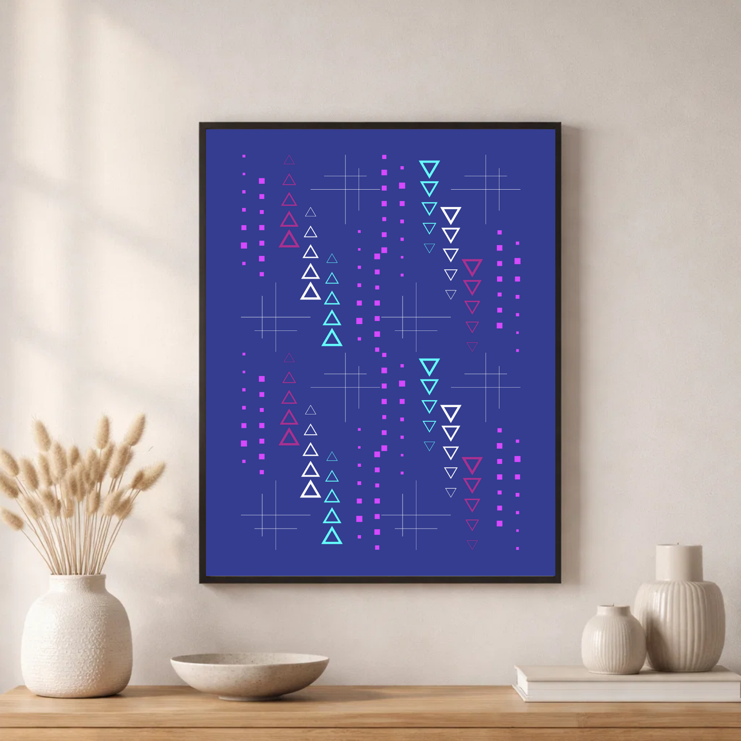 Affiche flèches colorées