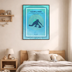Affiche "Curling contemporain"