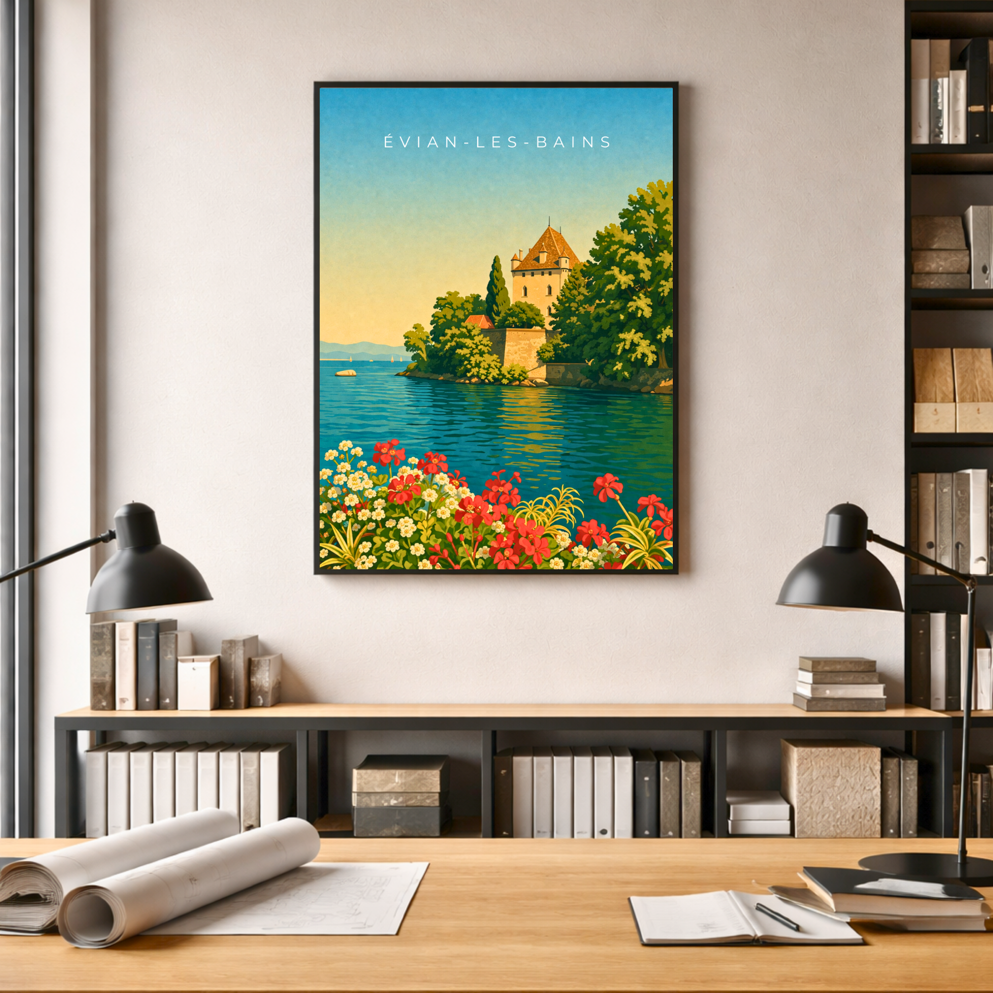 Affiche Évian-les-Bains