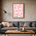 Affiche "Calme profond" contemporaine