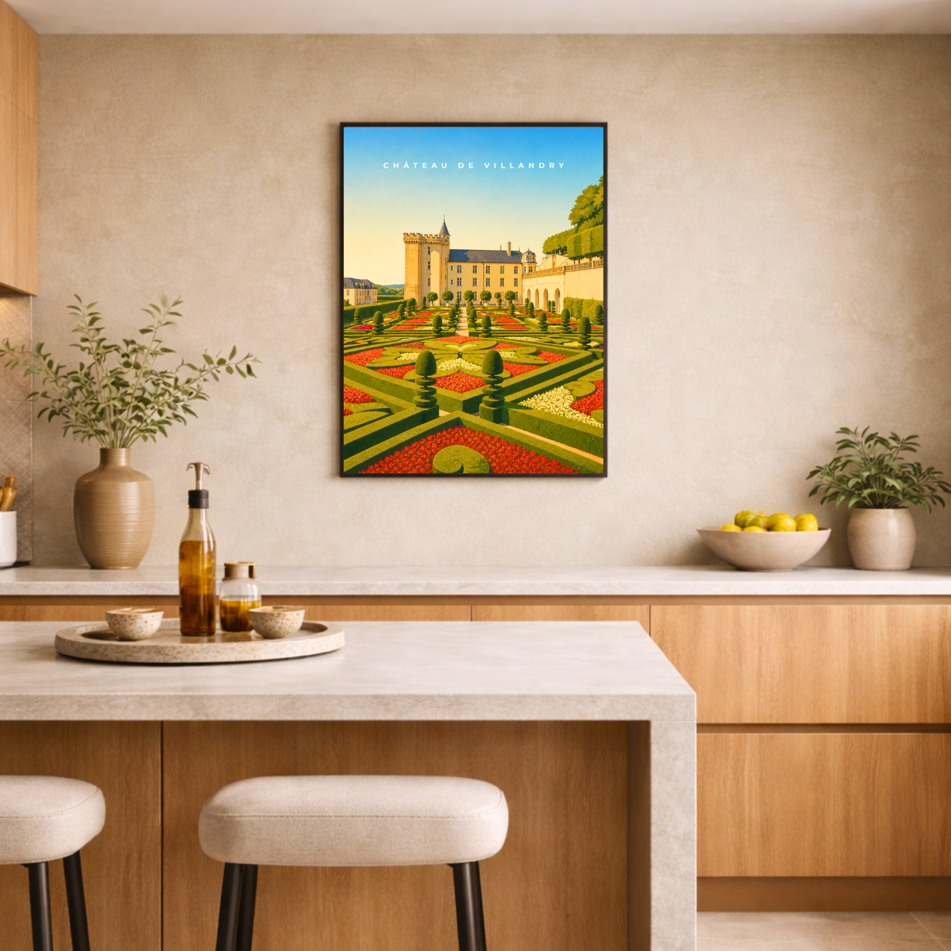 Affiche Château de Villandry