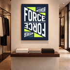 Affiche "Force intérieure" contemporaine