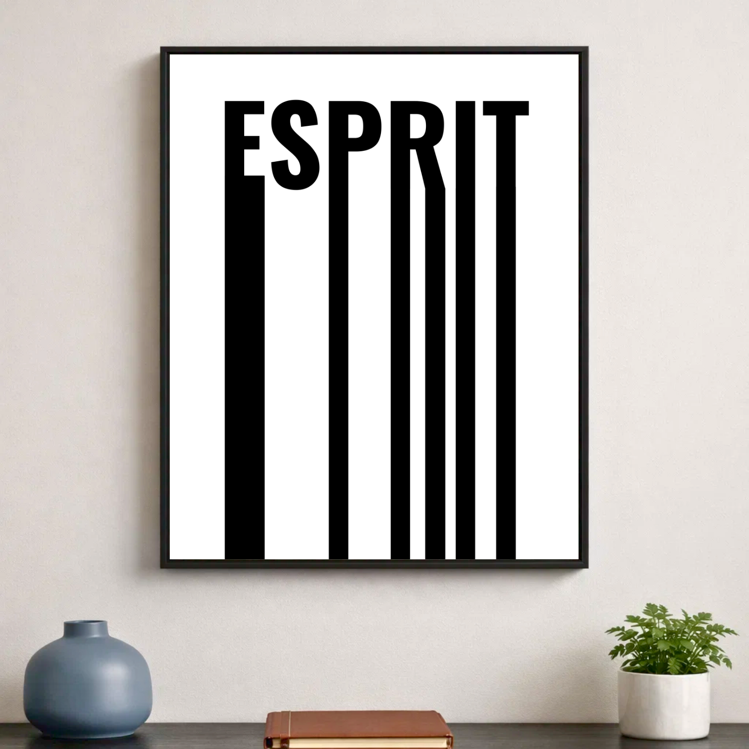 Affiche contemporaine "Esprit"