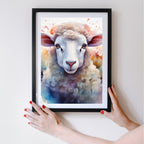 Affiche "Flocons de laine"