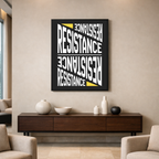 Affiche "Résistance" contemporaine