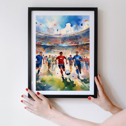 Affiche "Football game"