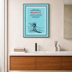 Affiche "Megève contemporaine"