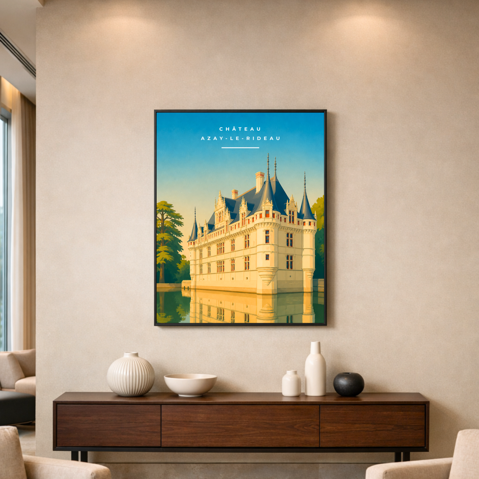 Affiche Château d’Azay-le-Rideau