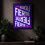 Affiche "Fierté" contemporaine