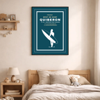 Affiche "Quiberon surf contemporain"