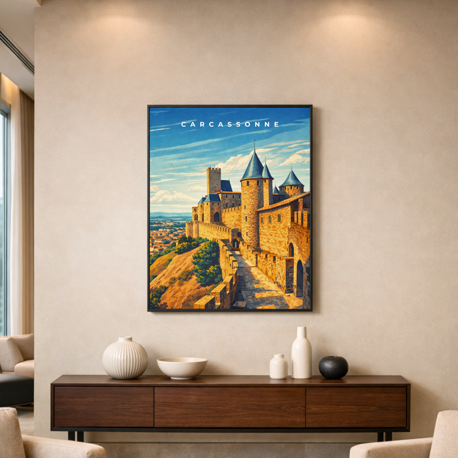 Affiche Carcassonne