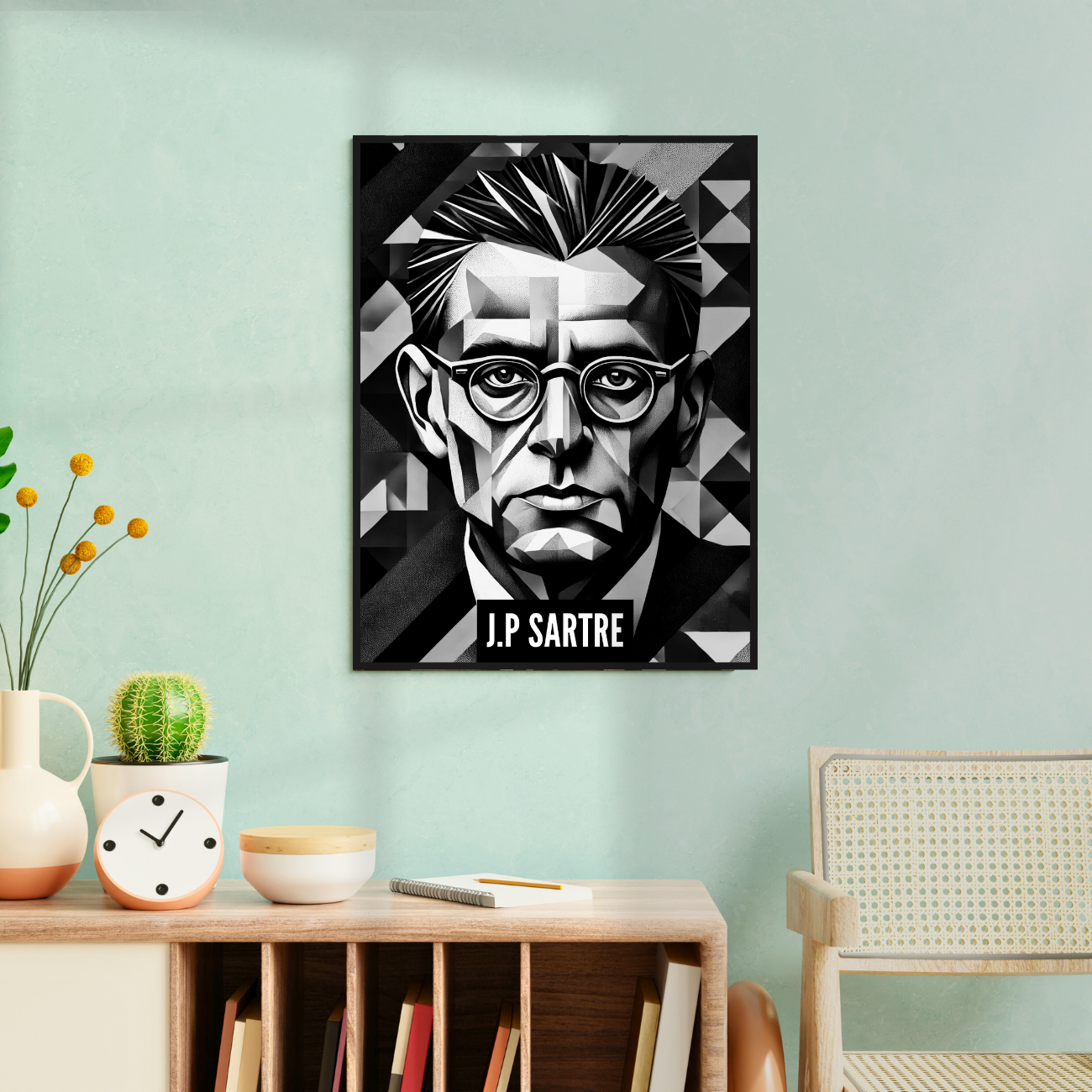 Affiche "J.P Sartre"