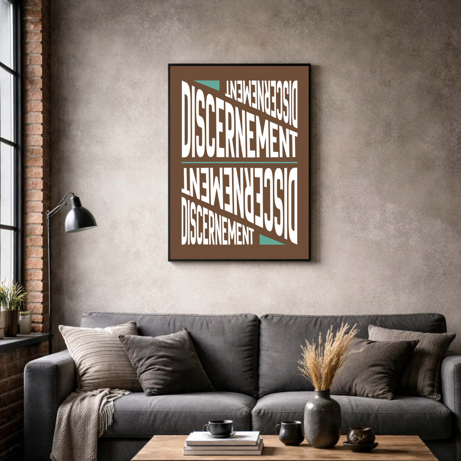 Affiche contemporaine "Discernement"