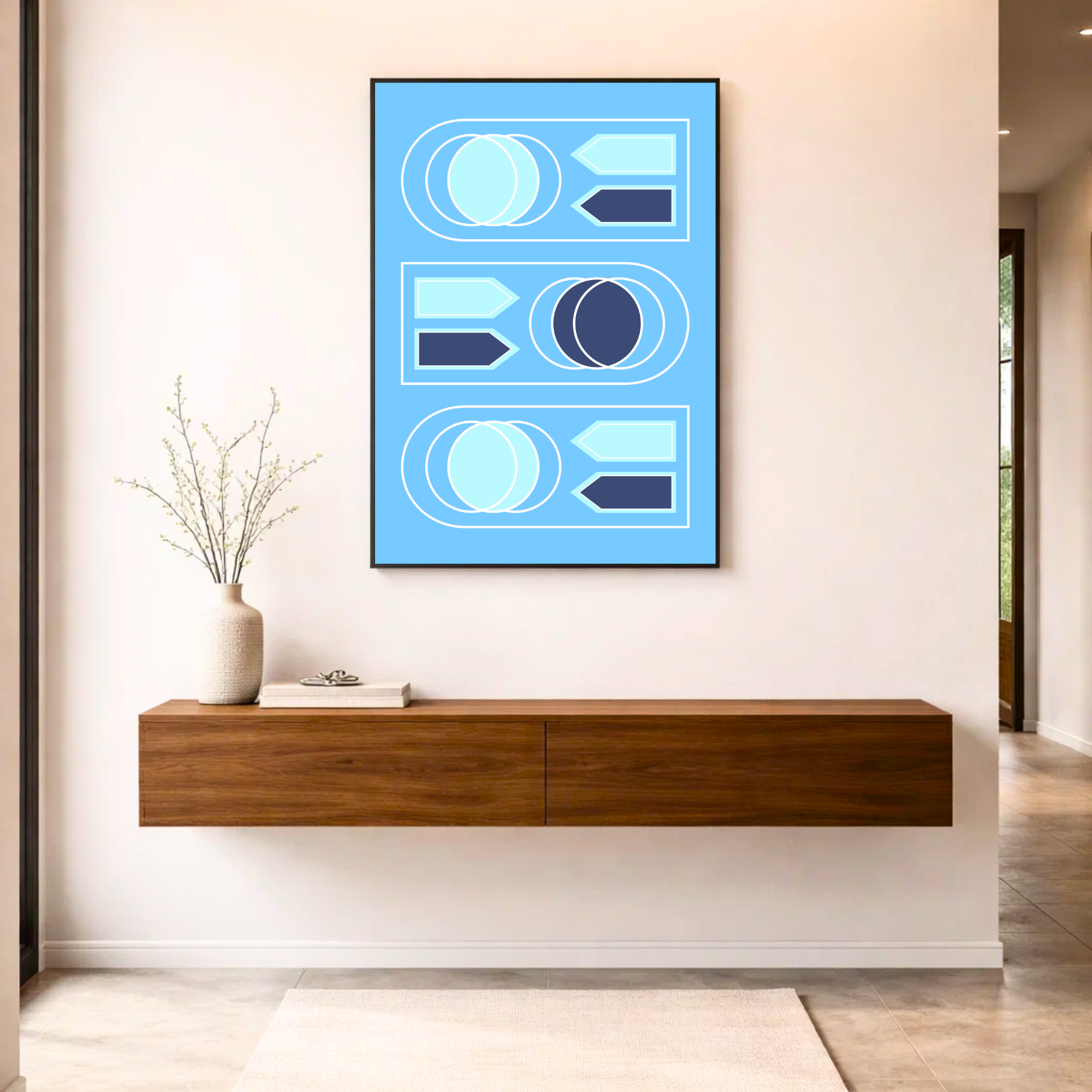 Affiche "Horizons azur"