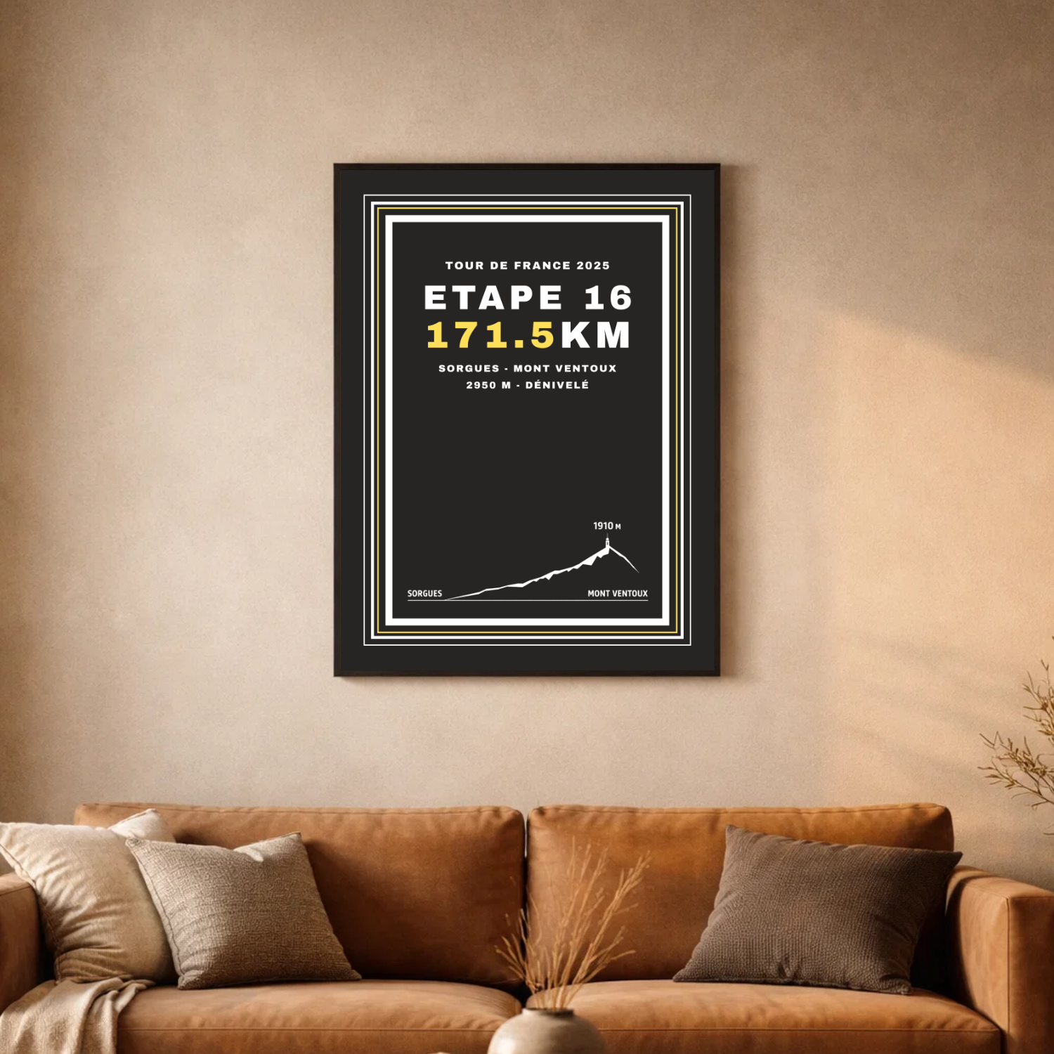 Affiche "Mont Ventoux contemporain"
