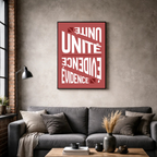 Affiche contemporaine "Unité"