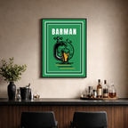 Affiche "Barman contemporain"