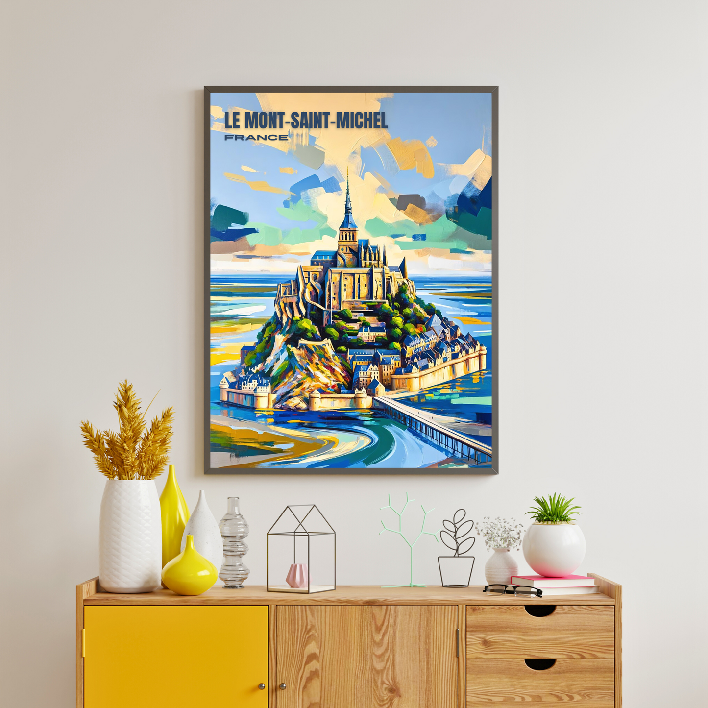 Affiche "Le Mont-Saint-Michel - France"