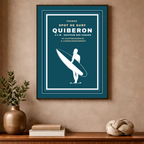 Affiche "Quiberon surf contemporain"