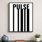 Affiche contemporaine "Pulse"