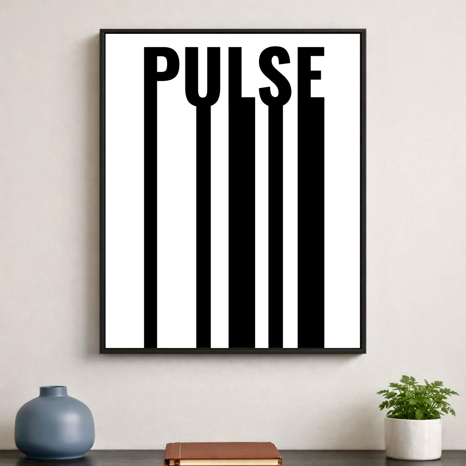 Affiche contemporaine "Pulse"