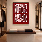 Affiche "Rupture" contemporaine