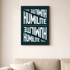Affiche contemporaine "Humilité"