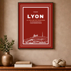 Affiche "Colline de Fourvière contemporaine"