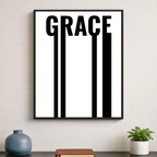 Affiche contemporaine "Grace"