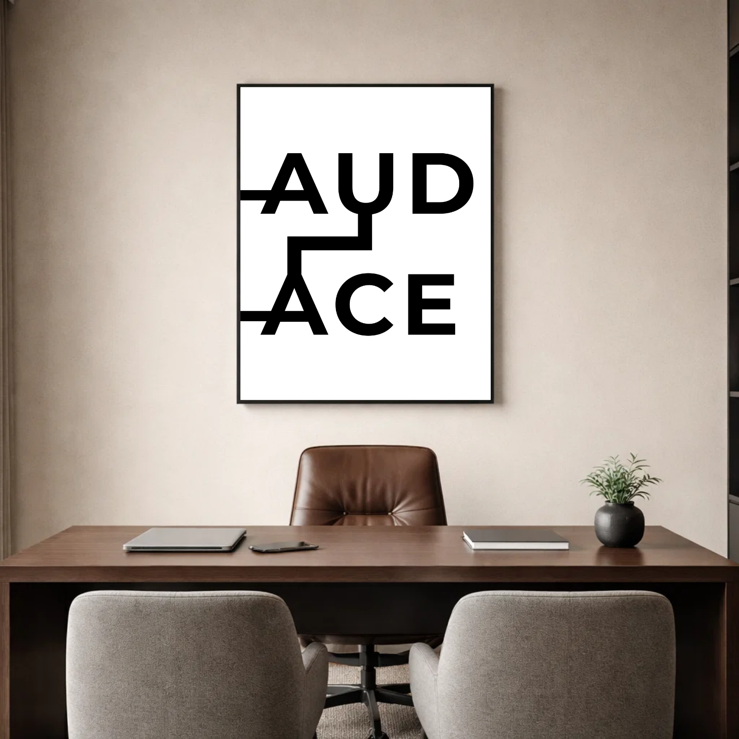 Affiche contemporaine "Audace"