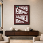 Affiche "Métamorphose" contemporaine
