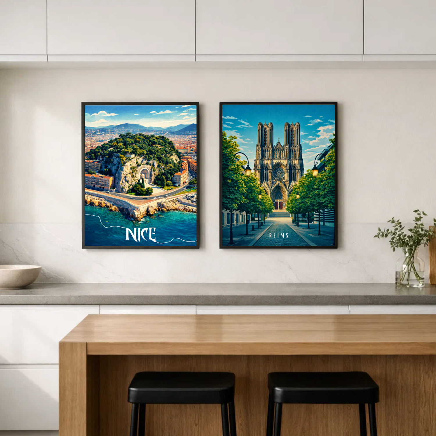 PACK 9 / Villes françaises "Reims & Nice"