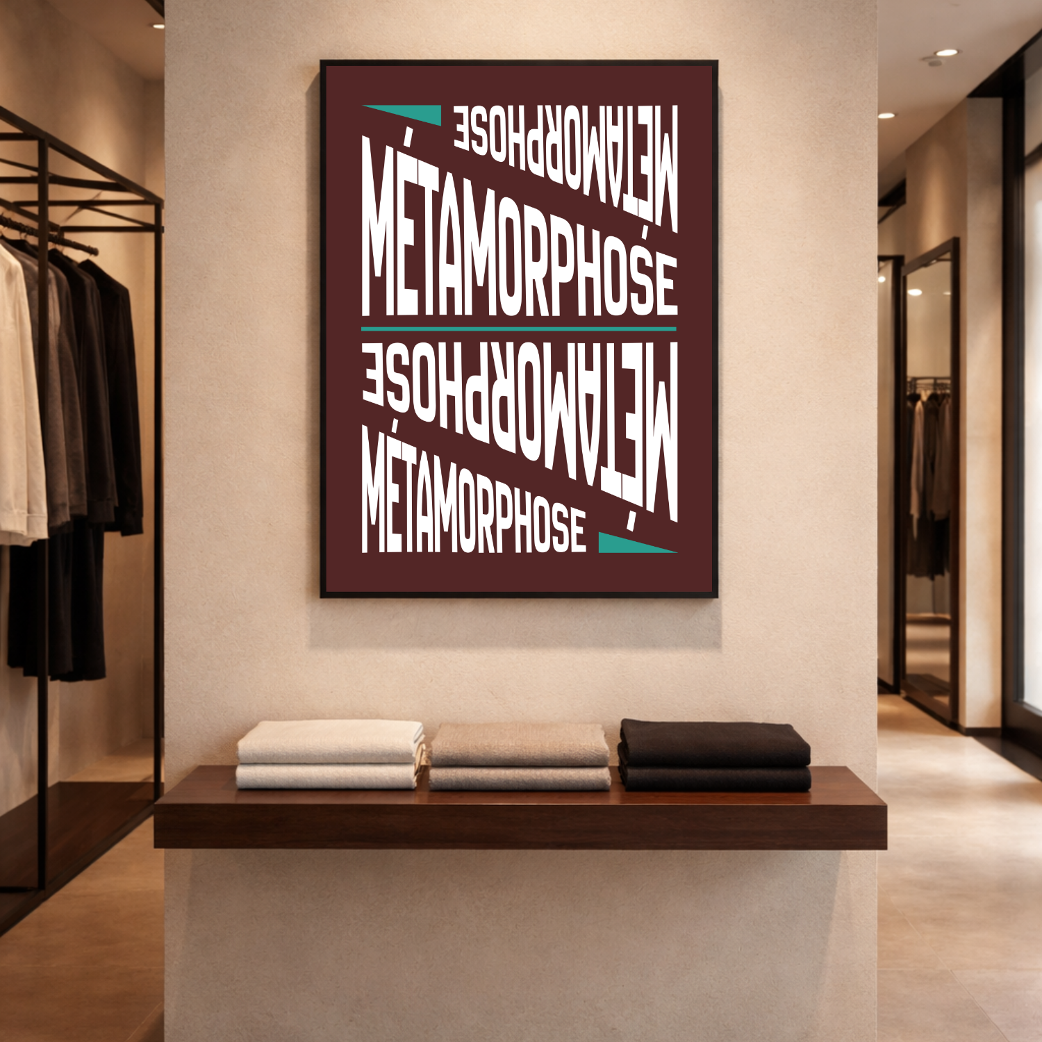 Affiche "Métamorphose" contemporaine