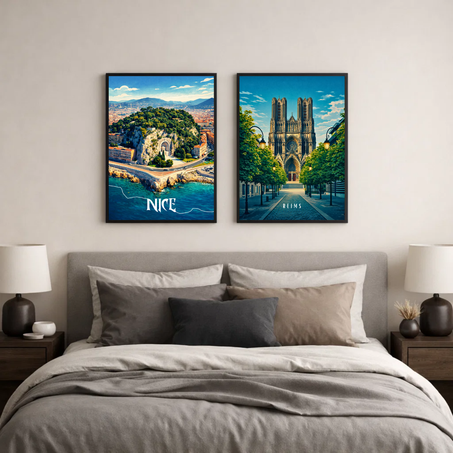 PACK 9 / Villes françaises "Reims & Nice"